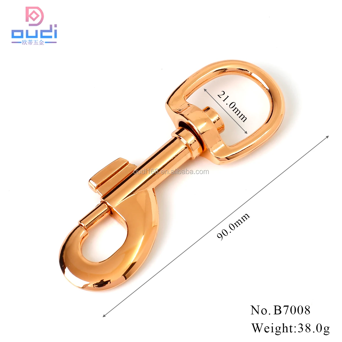 Strong Swivel Snap Hook Dog Leash Metal Clips For Buckles Metal Logo