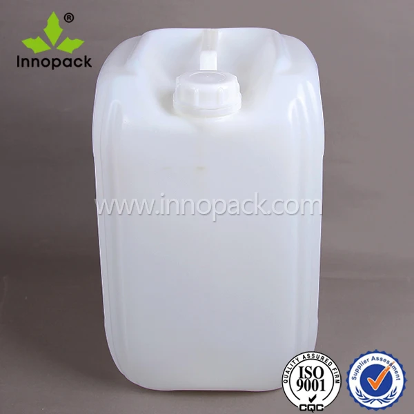 20l Jerry Can Un Rated White Plastic Container Solvent Container With ...