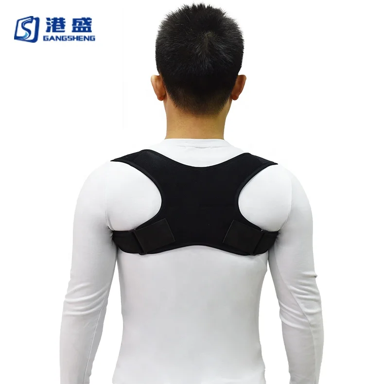 

Free sample China OEM Factory Posture Corrector Back Support Brace For Southeast Asia People, Black, grey