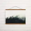 Customized magnetic teak wall artwork pictures frame for decor home pictures hanger