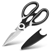Heavy Duty Multi-Purpose Utility Scissors Stainless Steel Kitchen Shears Food Cutting Scissors