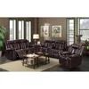 Hot sale design sofa 3 seat reclining couches / loveseat recliner sofa set for living room