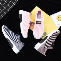 

G01B wholesale ready to ship breathable fashion women's sneakers casual fabric shoes chaussure femme