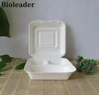 

100% Biodegradable Sugarcane Bagasse Fast Food Boxes fiber microwave food container