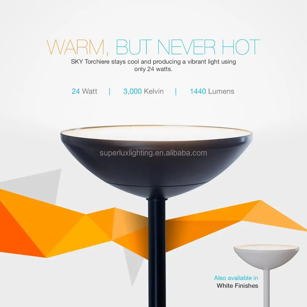 Dimmable Uplight Led Torchiere Floor Lamp For Home Decor Buy Floor