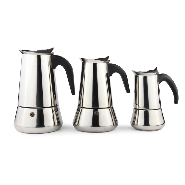 Promotion Stove Top Espresso Stainless Steel Moka Coffee Maker For Fda Test Product On Alibaba Stainless Steel Moka Coffee Maker