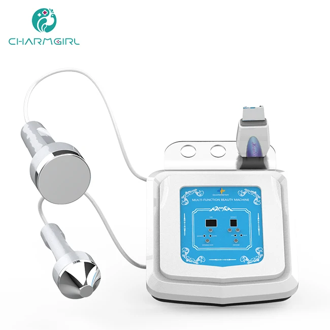 Cheapest portable ultrasound 3 in 1 Ultrasonic and skin scrubber machine