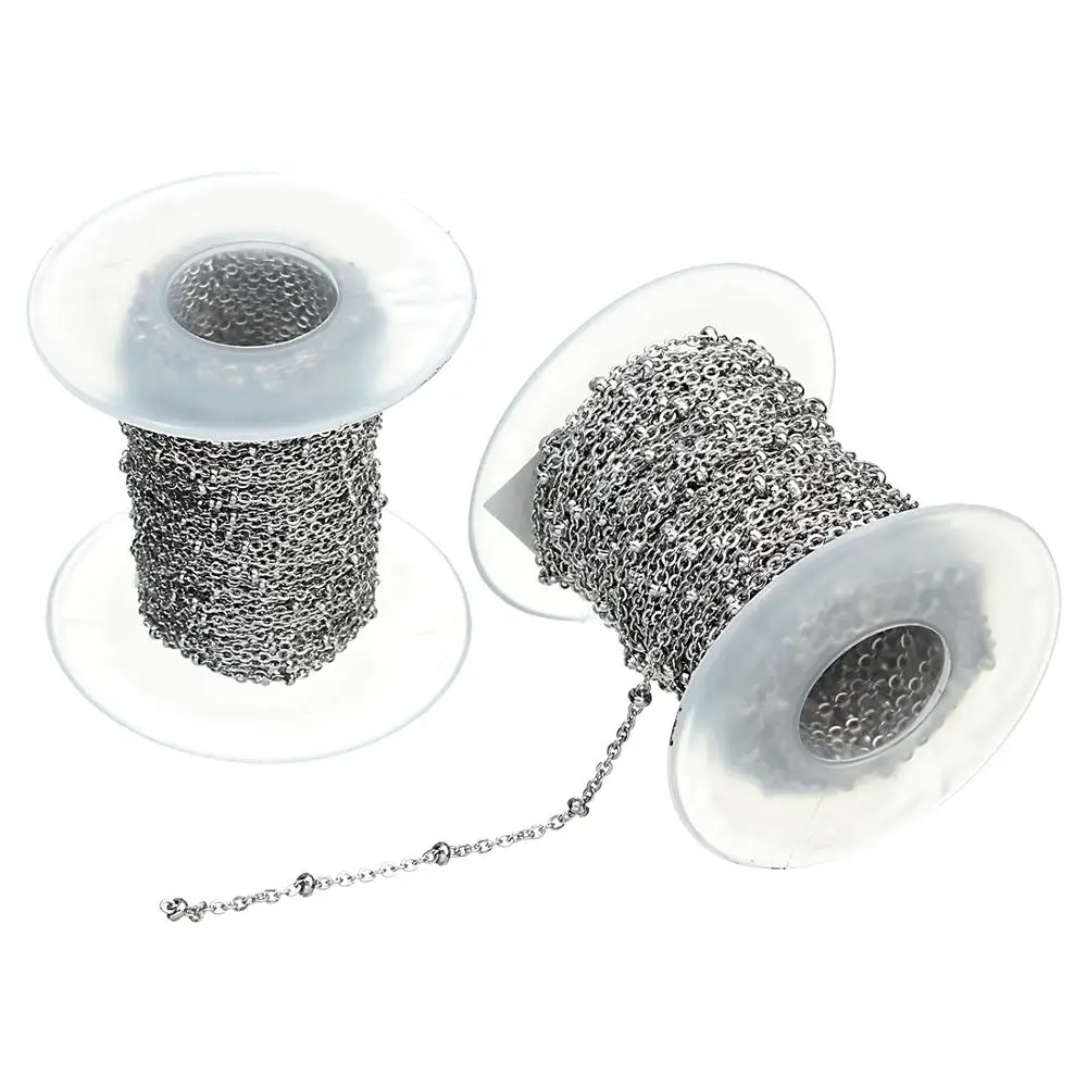 

1.5 2mmnew stainless steel gold pendant link chain silver cross chains for woman necklace jewelry making