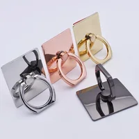 

Multi-functional solid color ring buckle car lazy desktop mobile phone holder