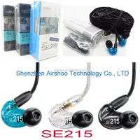 

New SE215 Best Quality Earphones Hifi Headsets Noise Cancelling Bass Headphones wired earbuds With Package