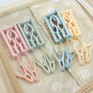 Image of travel portable folding clothes hanger