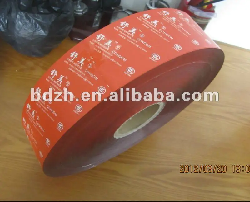 best price custom printing condom box/candom packaging film