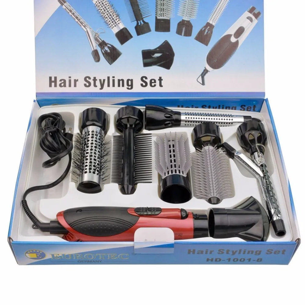 blow dryer and straightener set