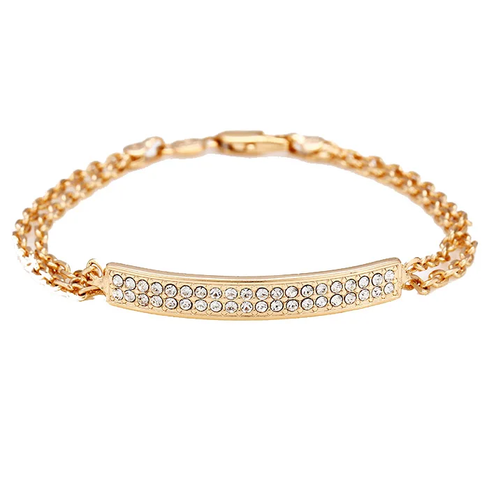 

72669 xuping new fashion 18k gold plated women bracelet