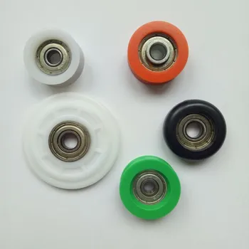 small plastic pulleys