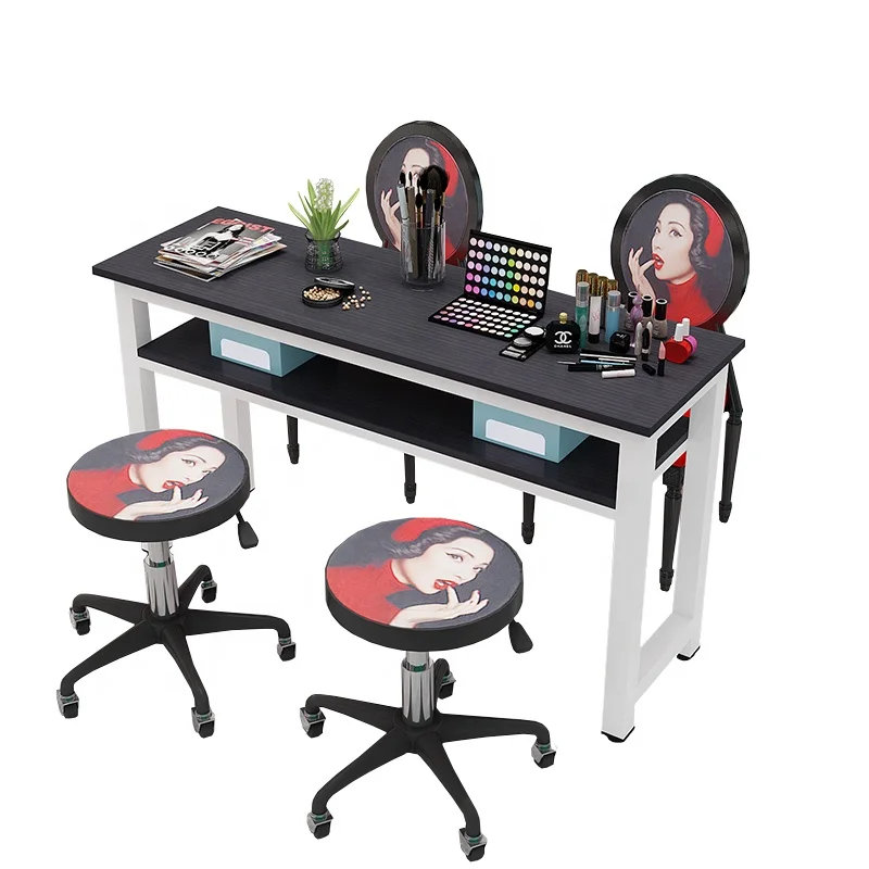 
Wholesale Price Salon Furniture nail manicure salon table set 