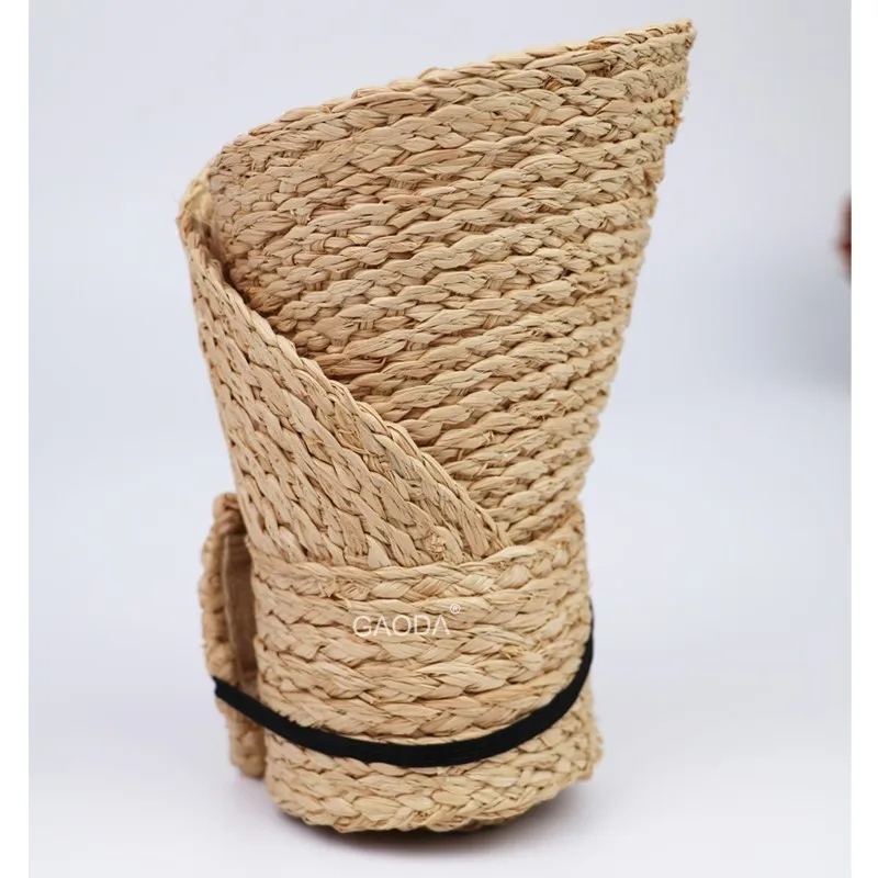 
Wholesale stylish lady hats raffia straw sun visor cap 