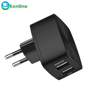 2 Port USB 2.4A Wall Charger Apple Samsung Devices