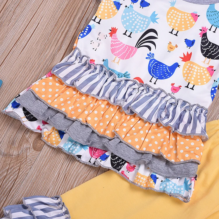 ruffle outfit set clothes