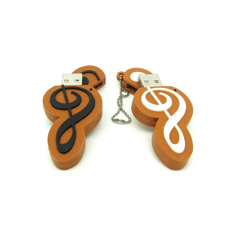 Melody Memory Sticks Pvc Music Note Shape Usb Flash Drive Buy Note