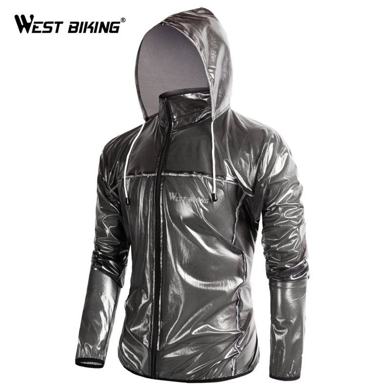 

WEST BIKING Waterproof Mountain Bike Raincoat Cycling Clothing Bike Raincoat Windproof Waterproof Bike Raincoat, Blue / white / black / green