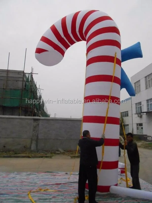 Competitive Price Giant Inflatable Candy Cane Christmas Decoration