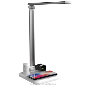 4 1 LED Desk Lamp Qi Wireless Charger