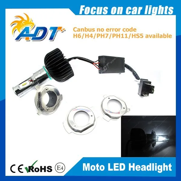 Other Motorcycle Accessories White Led 00lm 18w Headlight Lamp Bulb H4 Ph7 Ph11 Adaptor Led Diring For Bmw Futablog Org