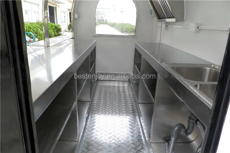 mobile food cart with frozen yogurt machine - 11