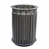 Rectangular steel pipe outdoor metal garbage bins