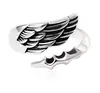 Fashion jewelry factory 925 sterling silver Adjustable feather ring for women
