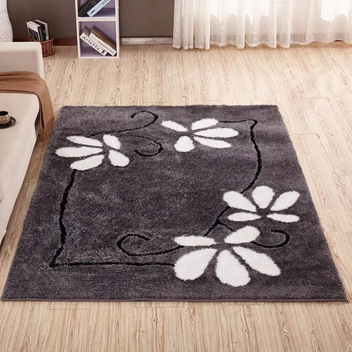 Hot Sale 100 Polyester Soft Shaggy Carpet Area Shag Rugs For Kitchen