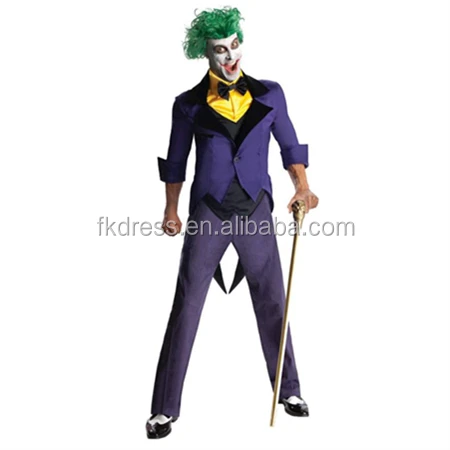 

Hot Sale Men's Hero Costume Joker Costume for Men, As per the pic