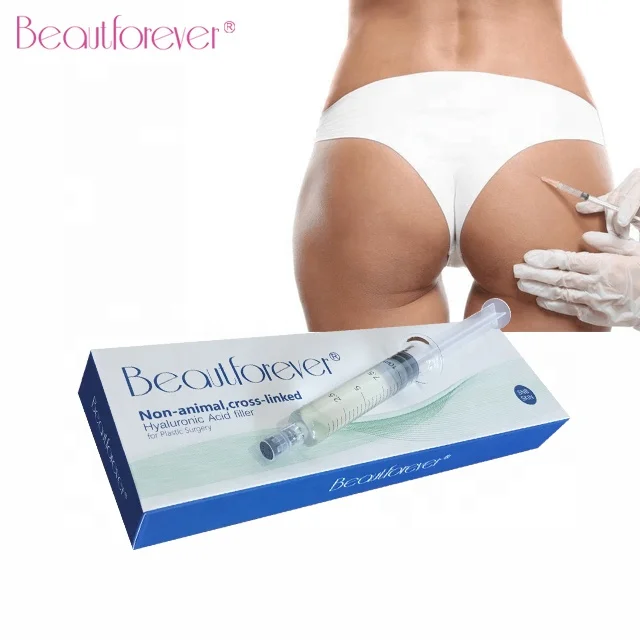 

Hyaluronic acid injectable fillers for breast and buttocks injection