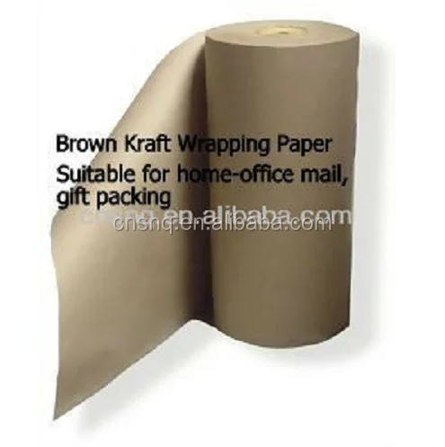 brown parcel wrapping paper
