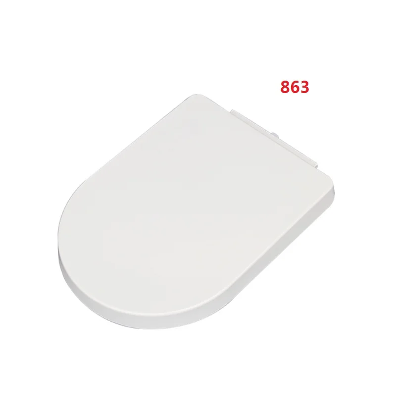 

Factory Directly Supply MT-863B European Luxury Heavy Soft Close PP Striped Toilet Seats Cover, White