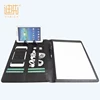 a4 size pu leather organizer folder with table sleeve holder