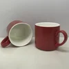 Matte glazed solid color stoneware coffee milk mug espresso tea creative ceramic cup with customized logo