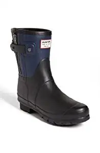 hunter boots with side zipper