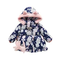 

2019 new children's clothing winter girls baby 1-3T thick coat