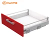 Soft Close Slim Tandem Box type Drawer slide for Kitchen