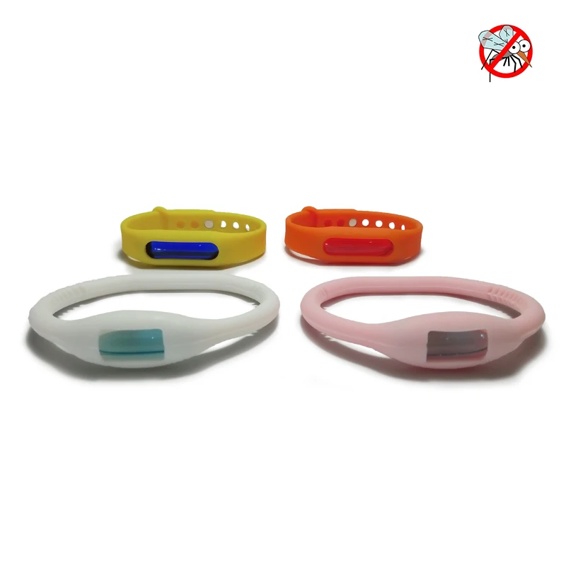 Custom Adjustable Colorful Silicon Wristband,Fashion Anti-mosquito Silicon Bracelet