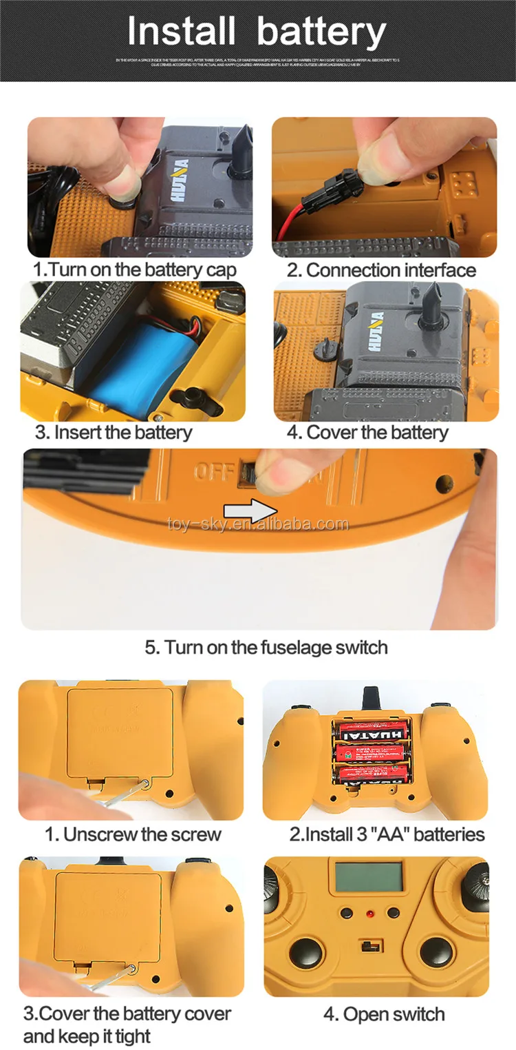 huina 580 battery