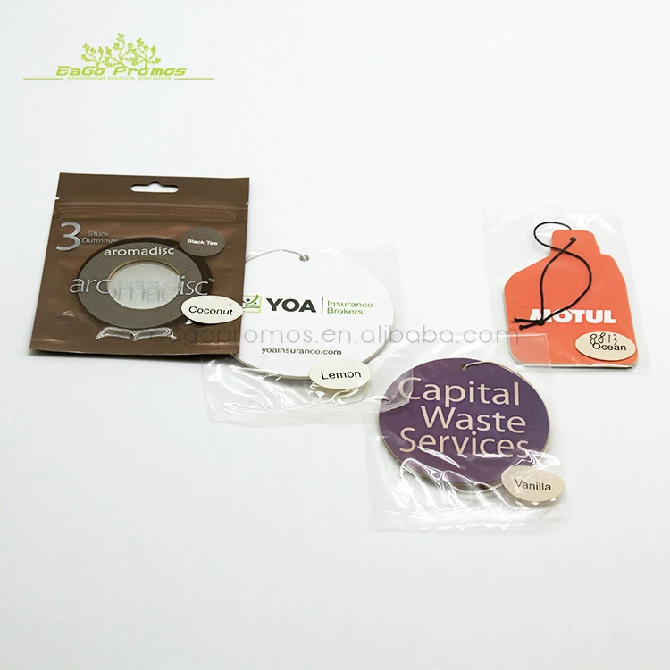 2019 Promotional Custom Paper Air Freshener Blanks Laser Cutting