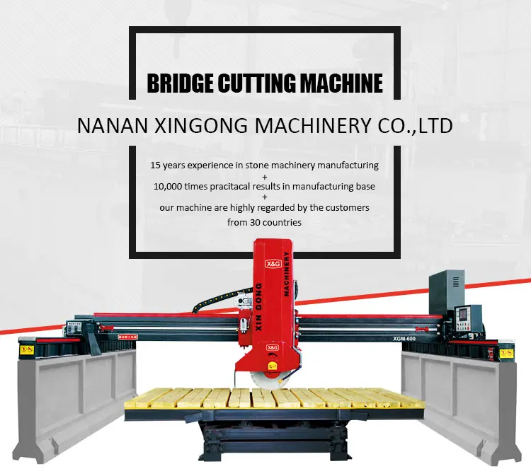 Hot sale stone bridge cutting machine for marble