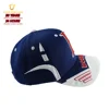 3D embroidered Boston 6 panel hard front pre curved high quality sports baseball cap