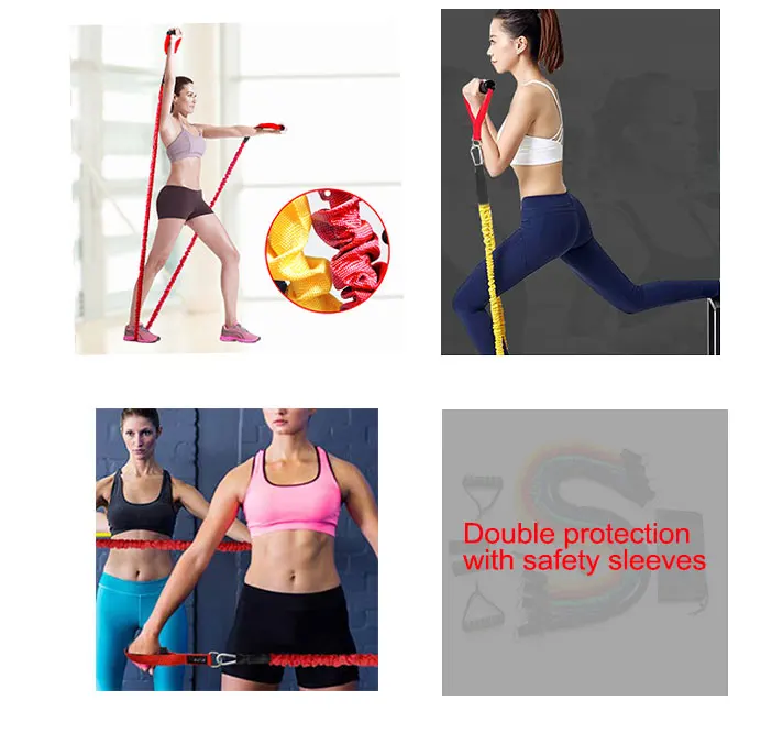 Wholesale High Resistance Band Work Out 11 Pcs Resistance Bands Set