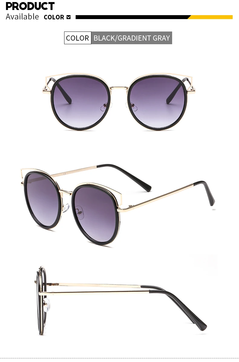 Jh Fashion Metal Designer Shades Gafas De Sol Sunglasses 2019 Buy Cat