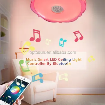 24w Surface Mounted Bluetooth Speaker Music Led Ceiling Light Fixtures Design China Buy High Quality Bluetooth Music Led Ceiling Light Controlled