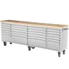 Heavy duty stainless steel workbench tool chest/96 inch tool chest workbench with drawer